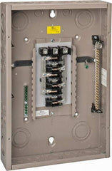 Eaton Cutler-Hammer - 18 Circuits, 208/120 VAC, 125 Amp Main, 6-2/0 AWG, Indoor Main Lug Load Center - 3 Phase, 1 NEMA Rating, 14.31 Inch Wide x 3.88 Inch Deep x 21 Inch High - Eagle Tool & Supply