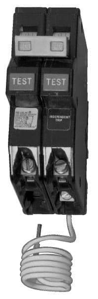 Eaton Cutler-Hammer - 40 Amp, 120/240 VAC, 2 Pole, Plug In Ground Fault Circuit Breaker - Thermal Magnetic Trip, 14-6 AWG - Eagle Tool & Supply