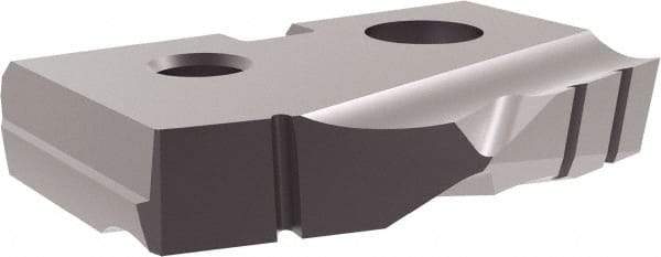Allied Machine and Engineering - 24mm Diam x 5/32" Thick, Seat Code 1, 150° Included Angle Spade Drill Insert - TiAlN Coated, Cobalt, Grade Super Cobalt, Series T-A - Eagle Tool & Supply
