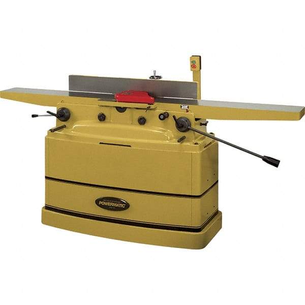 Jet - 7,000 RPM, 8" Cutting Width, 1/2" Cutting Depth, Jointer - 4-3/4" Fence Height, 38-3/16" Fence Length, 2 hp - Eagle Tool & Supply