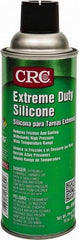 CRC - 16 oz Aerosol Silicone Lubricant - Clear & White, -100°F to 450°F, Food Grade - Eagle Tool & Supply