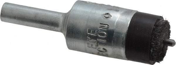 Osborn - 1/2" Brush Diam, End Brush - 1/4" Diam Shank, 3/32" Pilot Diam, 25,000 Max RPM - Eagle Tool & Supply