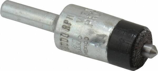 Osborn - 1/2" Brush Diam, End Brush - 1/4" Diam Shank, 3/16" Pilot Diam, 25,000 Max RPM - Eagle Tool & Supply
