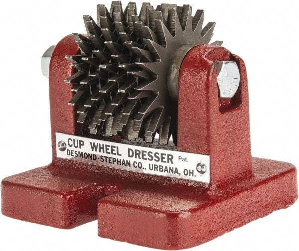 Desmond - Heavy Duty Cup Wheel Dresser with Cutters - Floor Mount, Disc Cutter - Eagle Tool & Supply