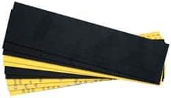 Gravotech - 10 Inch Long x 2 Inch High, Plastic Engraving Stock - Yellow and Black - Eagle Tool & Supply