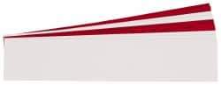 Gravotech - 10 Inch Long x 2 Inch High, Plastic Engraving Stock - Red and White - Eagle Tool & Supply