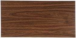 Gravotech - 24 Inch Long x 12 Inch High, Plastic Engraving Stock - Light Walnut and White - Eagle Tool & Supply