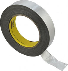 3M - 36 Yd Long x 1" Wide, Series 363, Silver Aluminum Tape - 7.3 mil Thick, 135 Lb/In Tensile Strength - Eagle Tool & Supply