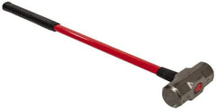 Proto - 8 Lb Head, 32" Long Sledge Hammer - Steel Head, Fiberglass Handle - Eagle Tool & Supply