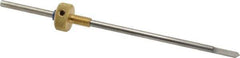 Gravotech - 1/8 Inch Shank Diameter, 0.04 Inch Tip Size, Carbide, Engraving Cutter - Use on Brass and Aluminum - Eagle Tool & Supply