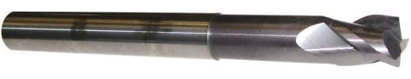 ProMax - 1/2", 3 Flute, Single End, Solid Carbide, 0.02" Corner Radius End Mill - 6" OAL, 35° Helix, Right Hand Flute, 5/8" LOC, Right Hand Cut, 2-3/8" Extended Reach - Eagle Tool & Supply