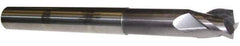 ProMax - 1/2", 3 Flute, Single End, Solid Carbide, 0.02" Corner Radius End Mill - 6" OAL, 35° Helix, Right Hand Flute, 5/8" LOC, Right Hand Cut, 2-3/8" Extended Reach - Eagle Tool & Supply