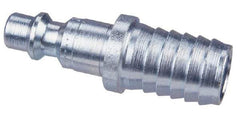 CEJN - Hose Barb Asian Pneumatic Hose Connector - Steel Zinc-Plated, 1/4" Body Diam, 1/4" Hose ID - Eagle Tool & Supply