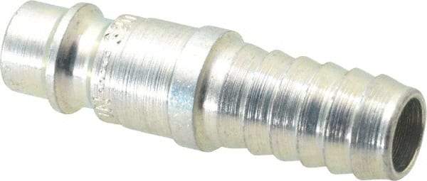 CEJN - Hose Barb European High Flow Pneumatic Hose Connector - Steel Zinc-Plated, 1/4" Body Diam, 3/8" Hose ID - Eagle Tool & Supply