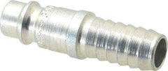 CEJN - Hose Barb European High Flow Pneumatic Hose Connector - Steel Zinc-Plated, 1/4" Body Diam, 3/8" Hose ID - Eagle Tool & Supply