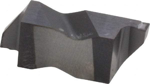 Kennametal - 3072NG K Grade KC5010, 1.83mm Cutting Width Carbide Grooving Insert - 2.39mm Max Depth of Cut, Right Hand, 0.19mm Corner Radius, TiAlN Finish - Eagle Tool & Supply