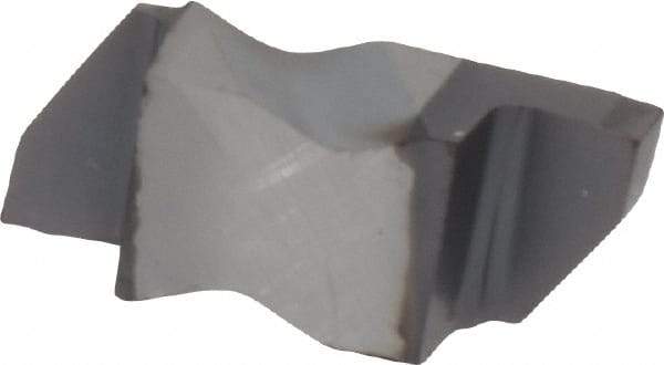 Kennametal - 3094NG K Grade KC5025, 2.39mm Cutting Width Carbide Grooving Insert - 3.81mm Max Depth of Cut, Right Hand, 0.19mm Corner Radius, TiAlN Finish - Eagle Tool & Supply