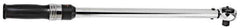 Blackhawk by Proto - 1/2" Drive Micrometer Type Ratchet Head Torque Wrench - 25 Ft/Lb to 250 Ft/Lb Torque, 20-13/16" OAL, 1.4 N/m Graduation - Eagle Tool & Supply