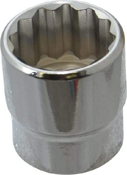 Blackhawk by Proto - 3/4", 3/8" Drive, Standard Hand Socket - 12 Points, 1-7/64" OAL, Chrome Finish - Eagle Tool & Supply