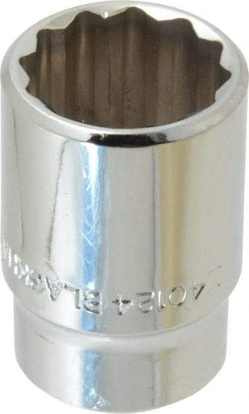 Blackhawk by Proto - 3/4", 1/2" Drive, Standard Hand Socket - 12 Points, 1-1/2" OAL, Chrome Finish - Eagle Tool & Supply