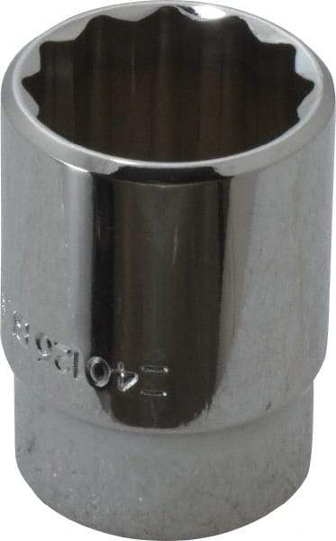 Blackhawk by Proto - 13/16", 1/2" Drive, Standard Hand Socket - 12 Points, 1-1/2" OAL, Chrome Finish - Eagle Tool & Supply