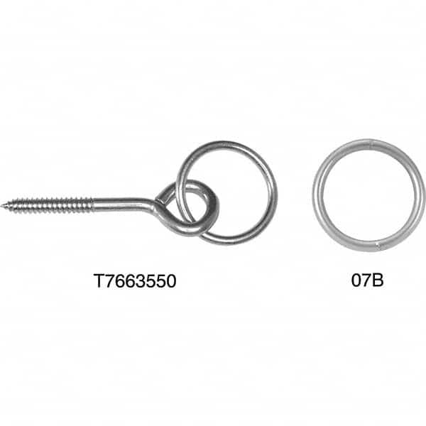 Campbell - Welding Rings Wire Size (Inch): 1-1/2 Inside Diameter (Inch): 1-1/2 - Eagle Tool & Supply