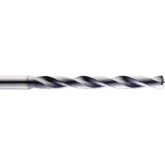 SGS - 21/32" 140° Spiral Flute Solid Carbide Taper Length Drill Bit - Eagle Tool & Supply