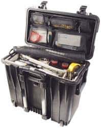 Pelican Products, Inc. - 12" Wide x 12" Deep x 18" High, Top Loader Case - Black, Plastic - Eagle Tool & Supply