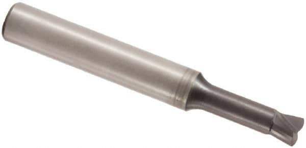Seco - 8mm, 2 Flute, Single End, Solid Carbide, 0.6mm Corner Radius End Mill - 70mm OAL, 0° Helix, Right Hand Flute, 0.4mm LOC, Right Hand Cut, 24mm Extended Reach - Eagle Tool & Supply
