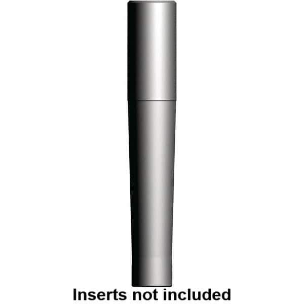Kennametal - 5/8" Straight Shank Milling Tip Insert Holder & Shank - 4-3/4" Projection, 0.512" Neck Diam, M08 Neck Thread, 0.512" Nose Diam, 6.693" OAL, Tungsten Alloy M-13 Tool Holder - Eagle Tool & Supply