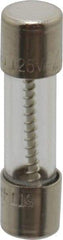 Ferraz Shawmut - 125 VAC, 4 Amp, Time Delay Miniature Glass Fuse - Clip Mount, 20mm OAL, 10 kA Rating, 5mm Diam - Eagle Tool & Supply
