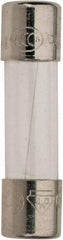 Ferraz Shawmut - 250 VAC, 0.5 Amp, Fast-Acting Miniature Glass Fuse - Clip Mount, 20mm OAL, 5mm Diam - Eagle Tool & Supply