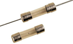 Ferraz Shawmut - 350 VAC, 0.6 Amp, Time Delay Miniature Glass Fuse - Surface Mount Mount, 15mm OAL, 10 at 125 V kA Rating, 5mm Diam - Eagle Tool & Supply