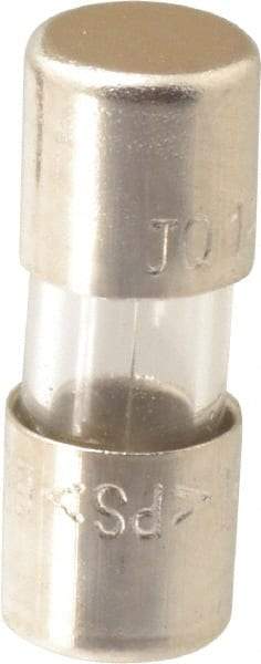 Ferraz Shawmut - 140 VDC, 350 VAC, 1 Amp, Fast-Acting Miniature Glass Fuse - Clip Mount, 15mm OAL, 10 at 125 V kA Rating, 5mm Diam - Eagle Tool & Supply