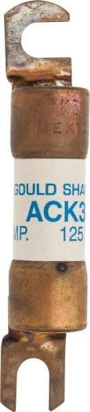 Ferraz Shawmut - 3 Amp Time Delay Round Forklift & Truck Fuse - 125VAC, 125VDC, 3.07" Long x 0.5" Wide, Bussman ACK3, Ferraz Shawmut ACK3 - Eagle Tool & Supply