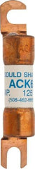 Ferraz Shawmut - 6 Amp Time Delay Round Forklift & Truck Fuse - 125VAC, 125VDC, 3.07" Long x 0.5" Wide, Bussman ACK6, Ferraz Shawmut ACK6 - Eagle Tool & Supply