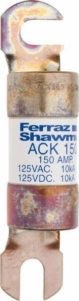 Ferraz Shawmut - 150 Amp Time Delay Round Forklift & Truck Fuse - 125VAC, 125VDC, 4.72" Long x 1" Wide, Bussman ACK150, Ferraz Shawmut ACK150 - Eagle Tool & Supply