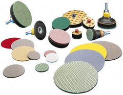 3M - 1" Diam, 60 Grit, Diamond Hook & Loop Disc - Medium Grade, Coated, Cloth Backing, Series 6002J - Eagle Tool & Supply
