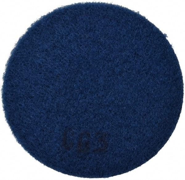 3M - 3" Diam, 1,800 Grit, Diamond Hook & Loop Disc - Ultra Fine Grade, Coated, Cloth Backing, Series 6002J - Eagle Tool & Supply