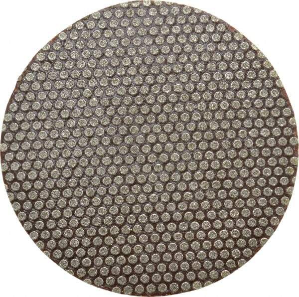 3M - 3" Disc Diam, 60 Grit, Diamond Quick Change Disc - Type R Attaching System, Coated, Green, Medium Grade, 20,000 RPM, 6234J Series - Eagle Tool & Supply