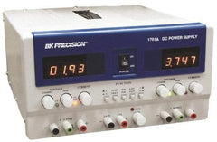 B&K Precision - 350 Watt, (A & B) 0 to 2 Amp, (C) 5 Amp, 240 VAC Input, (A & B) 0 to 30 VDC, (C) 4 to 6.50 VDC Output, Benchtop Power Supply - 3 Outputs, 10-1/2 Inch Wide x 15 Inch Deep x 5.7 Inch High, 32 to 104°F, LED Display - Eagle Tool & Supply