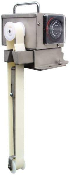 Abanaki - 24" Reach, 1 GPH Oil Removal Capacity, 115/220 Max Volt Rating, 60 Hz, Belt Oil Skimmer - Flat Belt - Eagle Tool & Supply