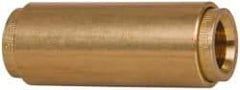 Norgren - 3/8" Outside Diam, Brass Push-to-Connect Tube Union - 150 Max psi, Tube to Tube Connection, Buna O-Ring - Eagle Tool & Supply