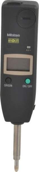 Mitutoyo - 0 to 25.4mm Range, 0.01mm Graduation, Electronic Drop Indicator - Accurate to 0.02mm, Metric System, LCD Display - Eagle Tool & Supply