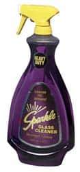 Made in USA - 32 oz Bottle Unscented Glass Cleaner - Use on Glass Surfaces, Plexiglass - Eagle Tool & Supply