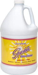 Made in USA - 1 Gal Bottle Unscented Glass Cleaner - Use on Glass Surfaces, Plexiglass - Eagle Tool & Supply