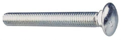 Value Collection - 5/16-18 UNC 2" Length Under Head, Standard Square Neck, Carriage Bolt - Grade 2 Steel, Zinc-Plated Finish - Eagle Tool & Supply