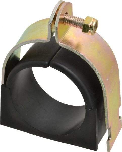 ZSI - 2-5/8" Pipe, Tube Clamp with Cushion - Dichromate - Eagle Tool & Supply