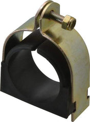 ZSI - 2" Pipe," Pipe Clamp with Cushion - Dichromate - Eagle Tool & Supply