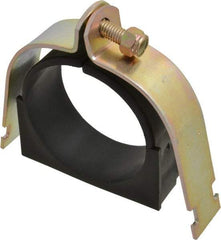 ZSI - 3" Pipe," Pipe Clamp with Cushion - Dichromate - Eagle Tool & Supply